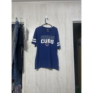 NEW Chicago Cubs Genuine MLB New Era Blue Crew Neck SS Tee‎ Shirt Men's Xxl